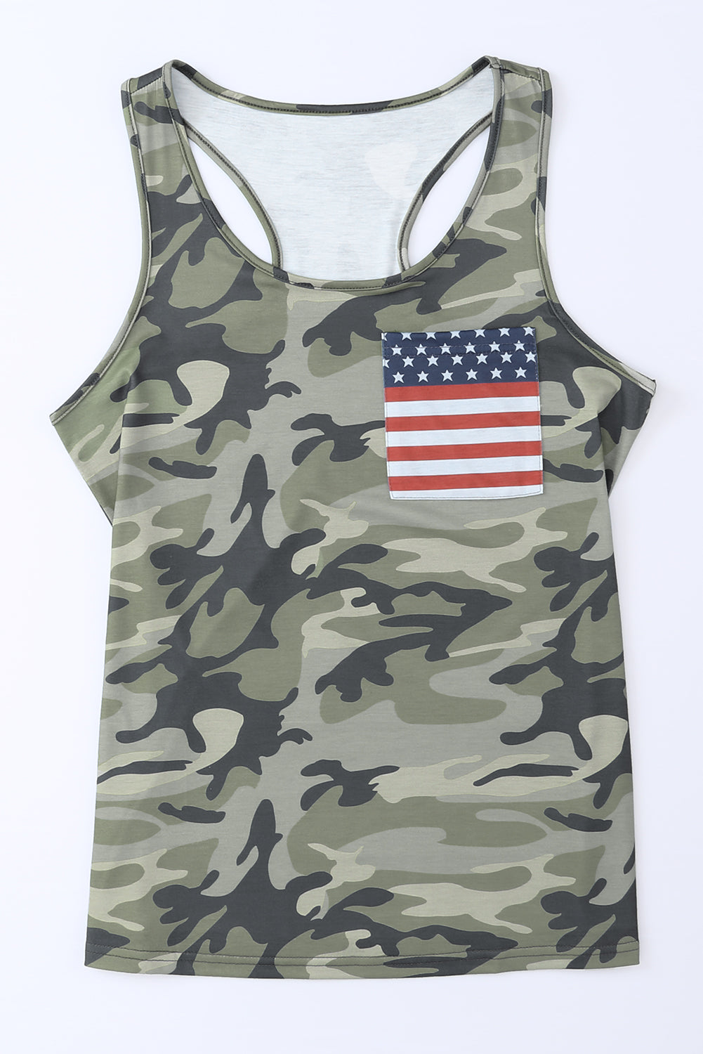 Camouflage Wide Strap Tank Camouflage Wide Strap Tank